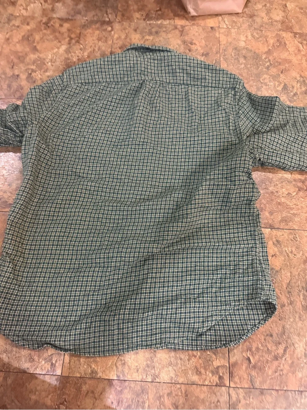 J. Crew Green Plaid Button-Down Shirt